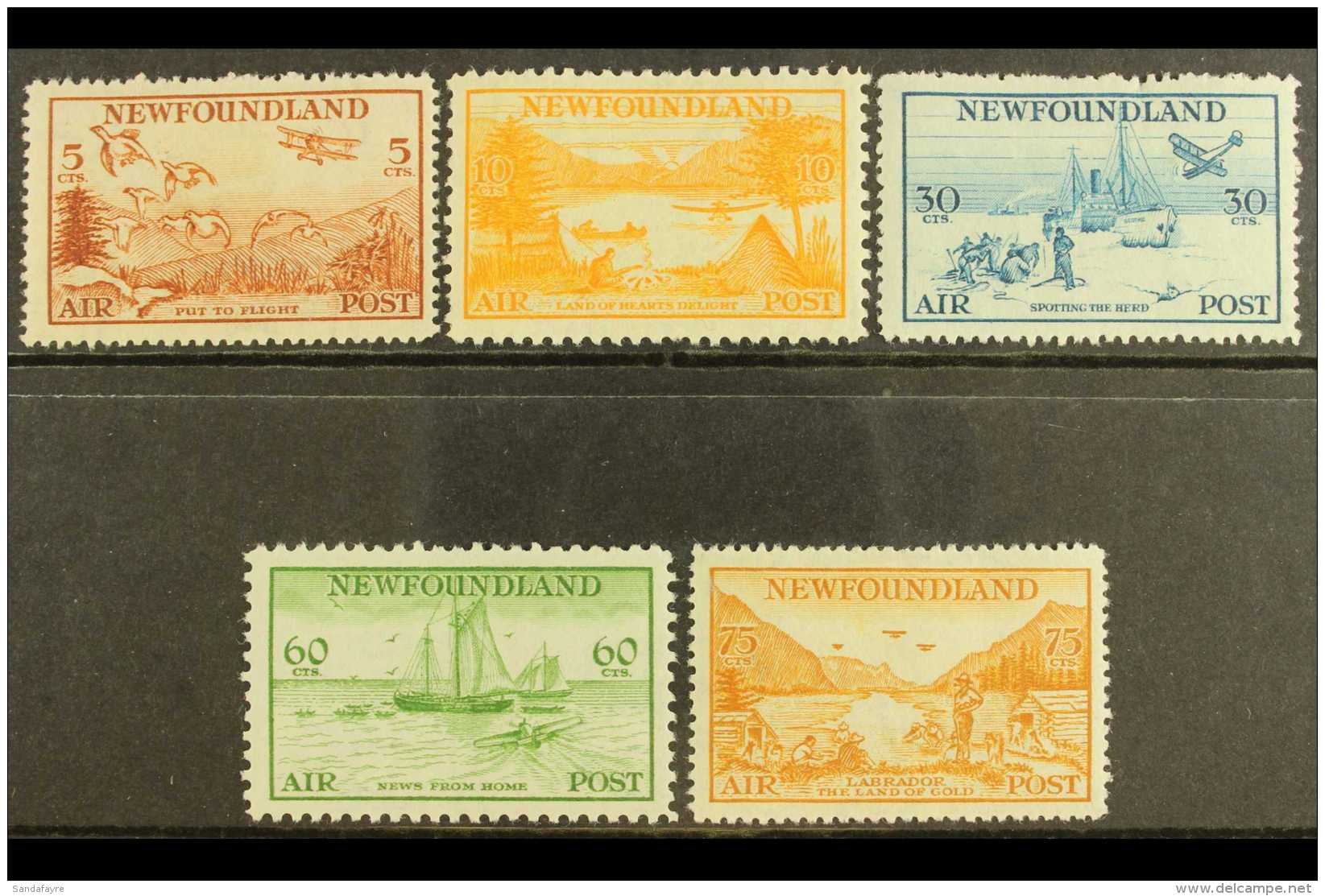 1933 AIRS Pictorial Set, SG 230/34, Fine Fresh Mint. (5 Stamps) For More Images, Please Visit... - Autres & Non Classés