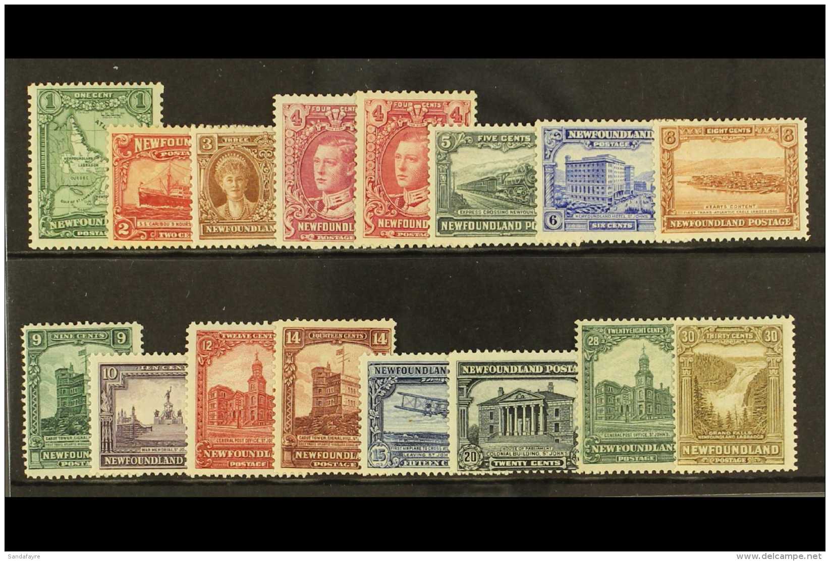 1928-29 Publicity Set With Both 4c Shades, SG 164/78, Fine Mint (16 Stamps) For More Images, Please Visit... - Sonstige & Ohne Zuordnung