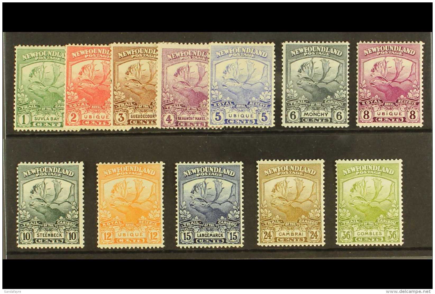 1919 Caribou Set Complete, SG 130/41, Very Fine Mint (12 Stamps) For More Images, Please Visit... - Andere & Zonder Classificatie