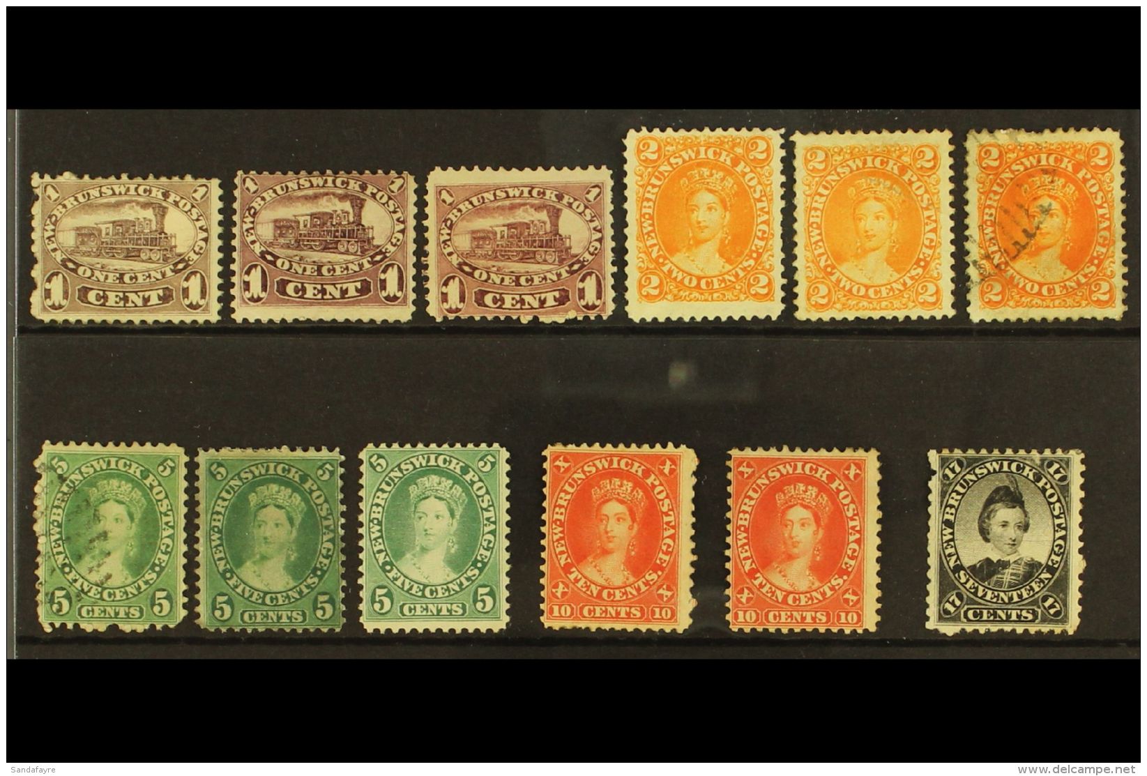 1860 - 63 USEFUL SELECTION Small Mint And Used Range With 1c Unused (3 Shades), 2c Yellow Orange Mint And Used And... - Andere & Zonder Classificatie