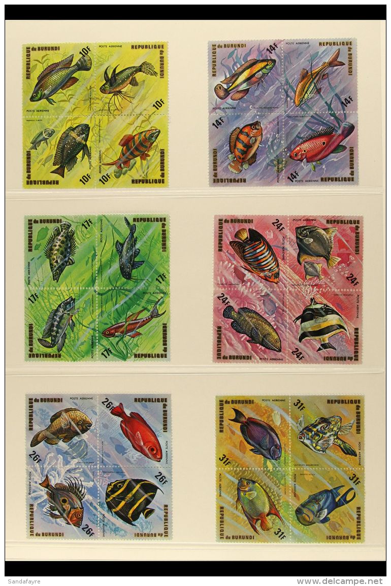 1970-75 WILDLIFE TOPICALS A Beautiful All Different Never Hinged Mint Collection With 1970 Sources Of The Nile... - Andere & Zonder Classificatie