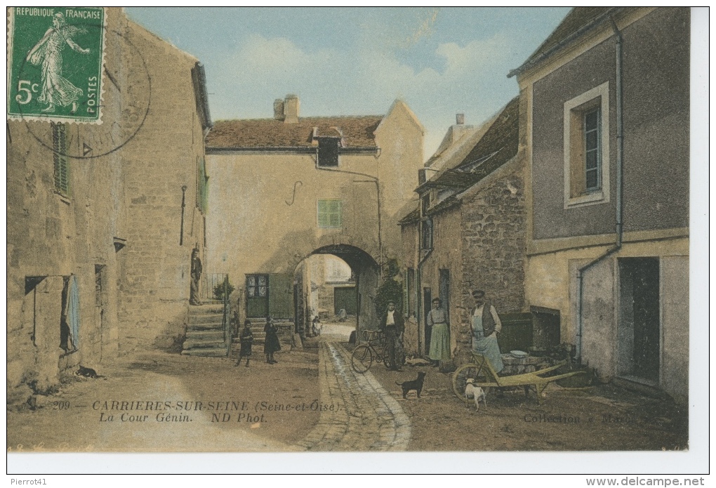 CARRIERES SUR SEINE - La Cour Génin - Carrières-sur-Seine