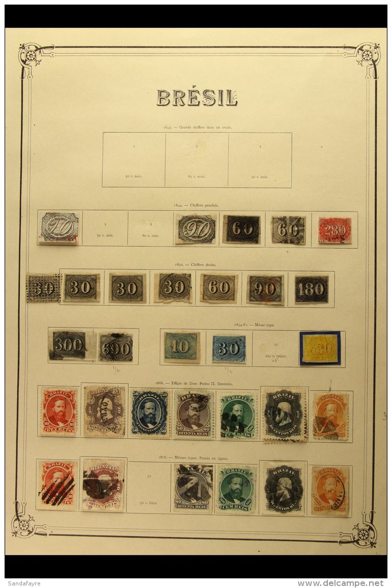 1844-1925 OLD TIME COLLECTION An Attractive Mint &amp; Used Collection With Many Better Stamps, Neatly Presented... - Andere & Zonder Classificatie