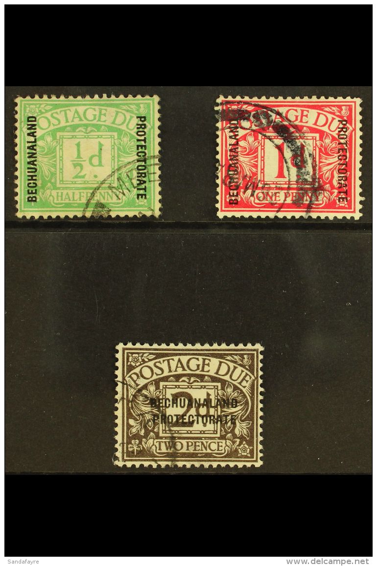 POSTAGE DUES 1926 Ovpt Set Complete, SG D1/3, Very Fine Used. Scarce Set. (3 Stamps) For More Images, Please Visit... - Autres & Non Classés