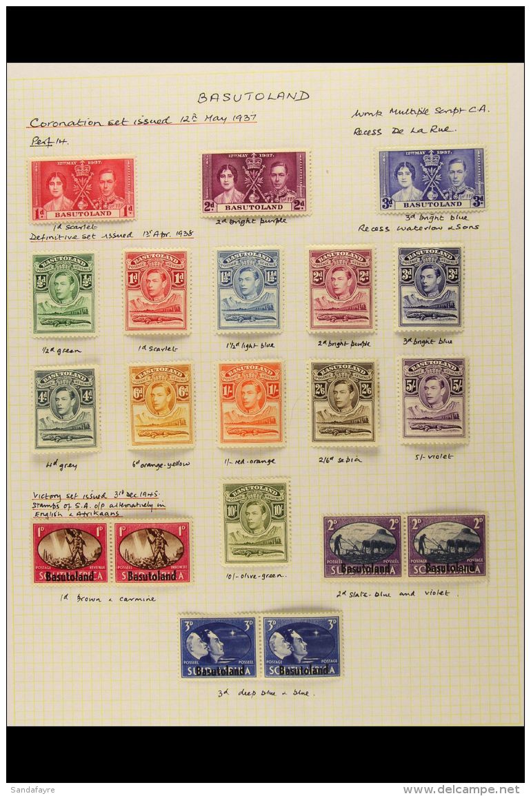 1937-49 COMPLETE KGVI MINT COLLECTION On Album Pages, A Complete Basic Collection, SG 15/41. Lovely Quality (30... - Sonstige & Ohne Zuordnung