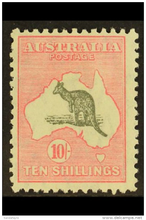 1931-36 10s Grey &amp; Pink Roo, SG 136, Fine Mint, Lovely Fresh Colour. For More Images, Please Visit... - Andere & Zonder Classificatie