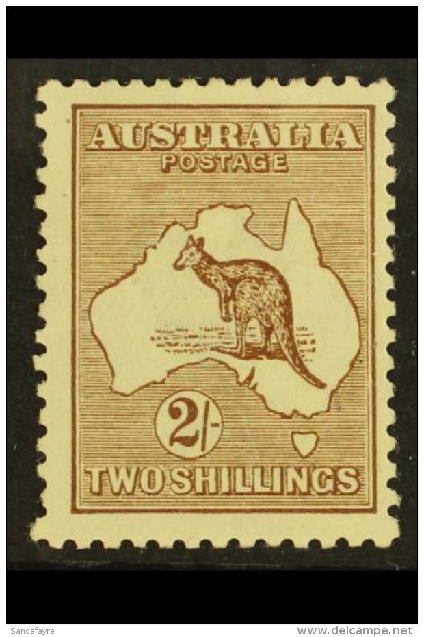 1915-27 2s Brown Kangaroo, SG 41, Fine Mint. For More Images, Please Visit... - Andere & Zonder Classificatie