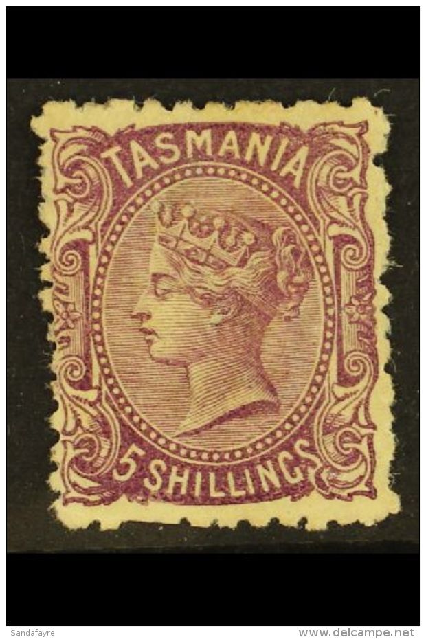 TASMANIA 1871-78 5s Purple, Perf 11&frac12;, SG 149, Fine Unused Without Gum. For More Images, Please Visit... - Andere & Zonder Classificatie