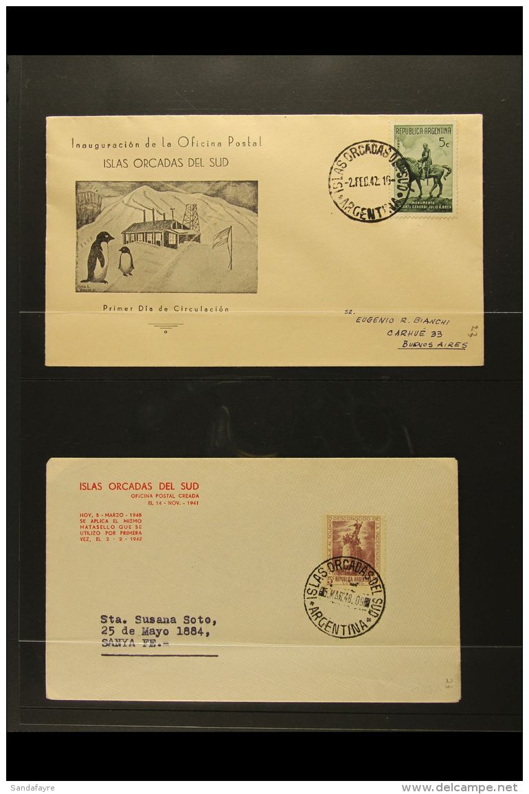 ANTARCTIC EXPLORATION 1942-99 INTERESTING COVERS &amp; CARDS COLLECTION With Airmail &amp; Postal Covers Bearing... - Sonstige & Ohne Zuordnung