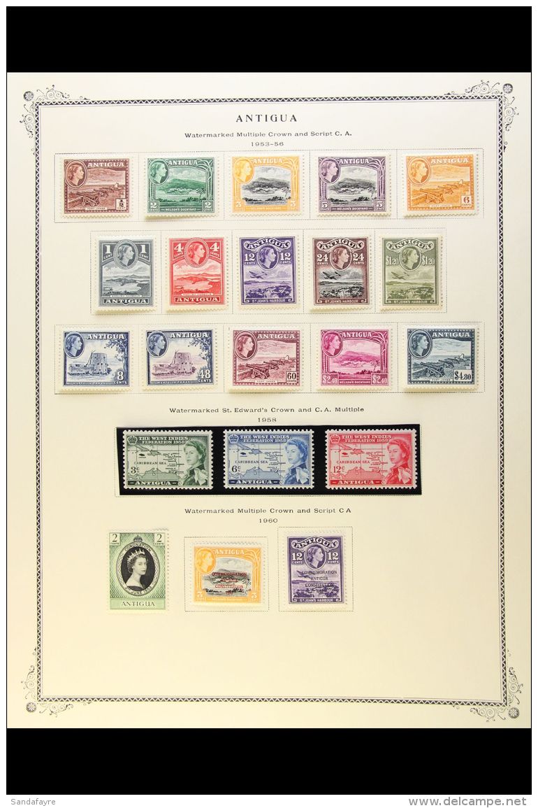 1953-71 HIGHLY COMPLETE MINT COLLECTION Presented On Printed Pages. We See An Attractive Collection With Only Two... - Other & Unclassified