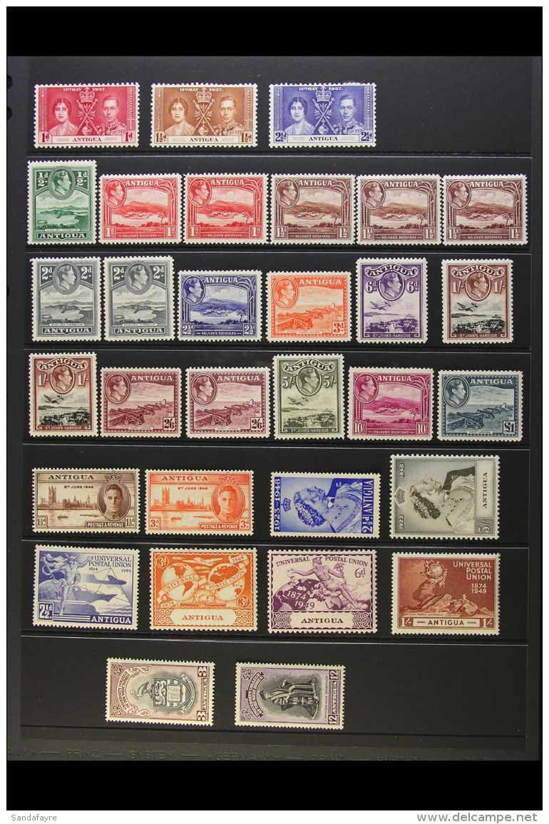 1937-52 MINT KGVI COMPLETE COLLECTION Presented On A Stock Page. Includes A Complete Run From The Coronation To... - Other & Unclassified
