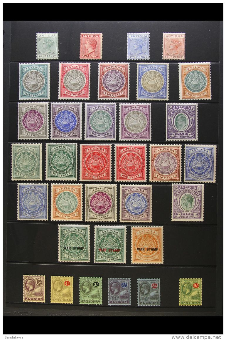 1882-1936 FINE MINT COLLECTION Presented On A Pair Of Stock Pages. Includes Amongst Others, 1903-07 "Badge &amp;... - Sonstige & Ohne Zuordnung