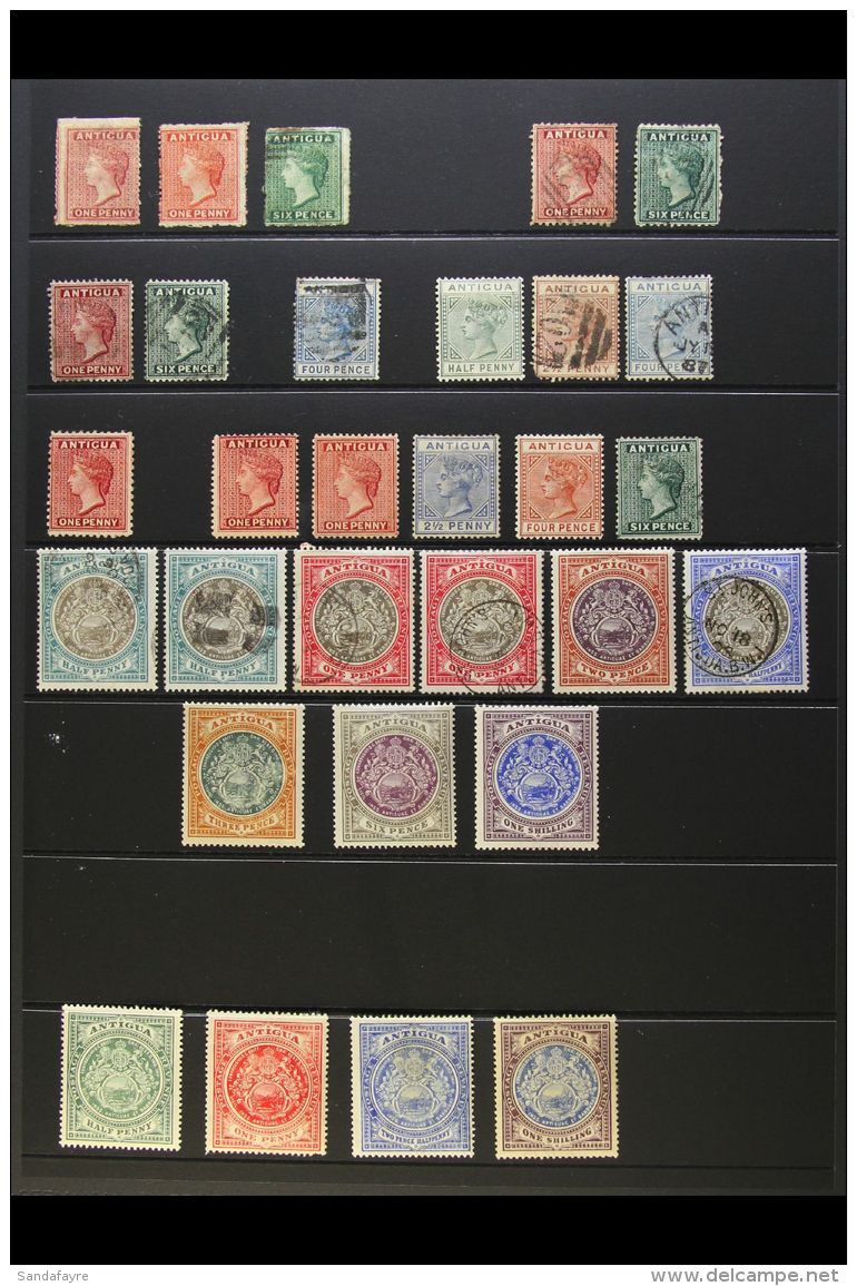 1863-1908 MINT &amp; USED COLLECTION. A Most Useful Selection On A Stock Page, Includes 1863-77 (wmk Star) 1d Dull... - Andere & Zonder Classificatie
