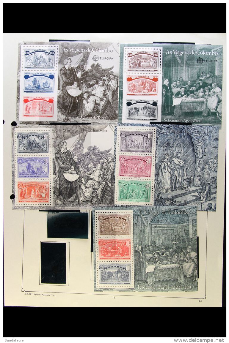 CHRISTOPHER COLUMBUS 1878-1992 Interesting Topical Collection Of World Issues &amp; Miniature Sheets Featuring... - Zonder Classificatie