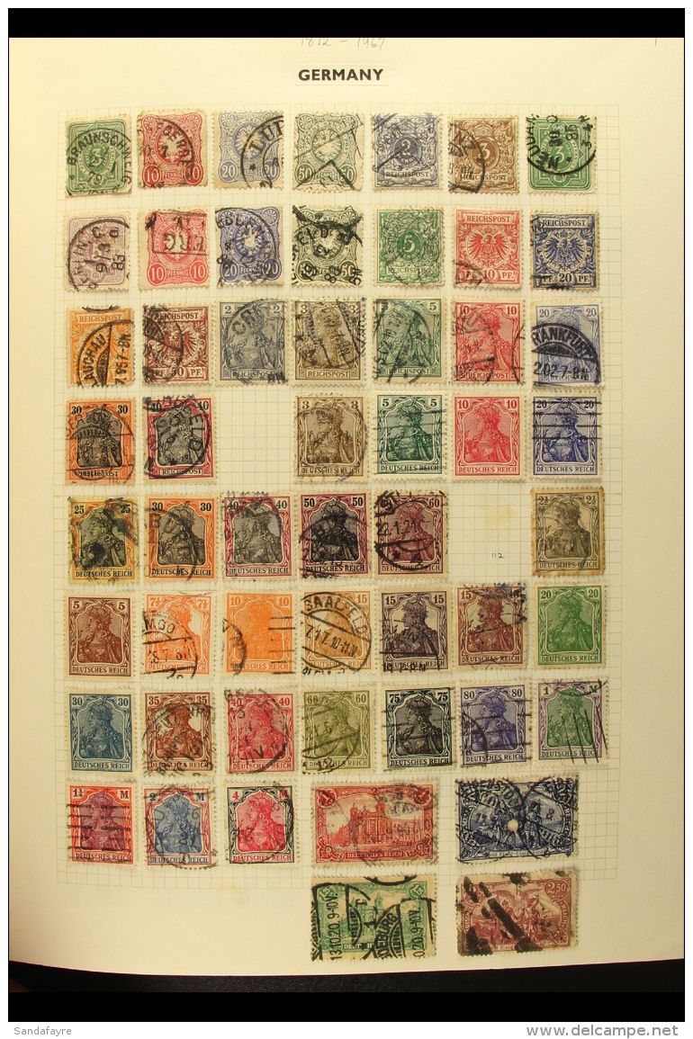 WORLD COLLECTION (1850s-1960s) Presented In A Springback Album. Mint &amp; Used (mostly Used) Country Collections... - Other & Unclassified