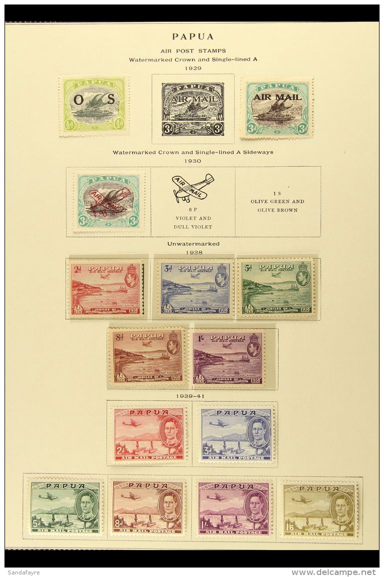 BRITISH PACIFIC ISLANDS 1878-1963 Mainly Fine Mint All Different Collection On Printed Leaves (no Australia Or New... - Autres & Non Classés