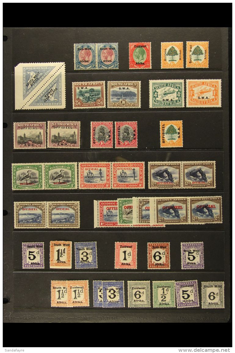 BRITISH SOUTHERN AFRICA 1870's-1980's Mint/used Stamps &amp; Covers, Inc Bechuanaland 1961 Surchs Set Mint, Cape,... - Autres & Non Classés