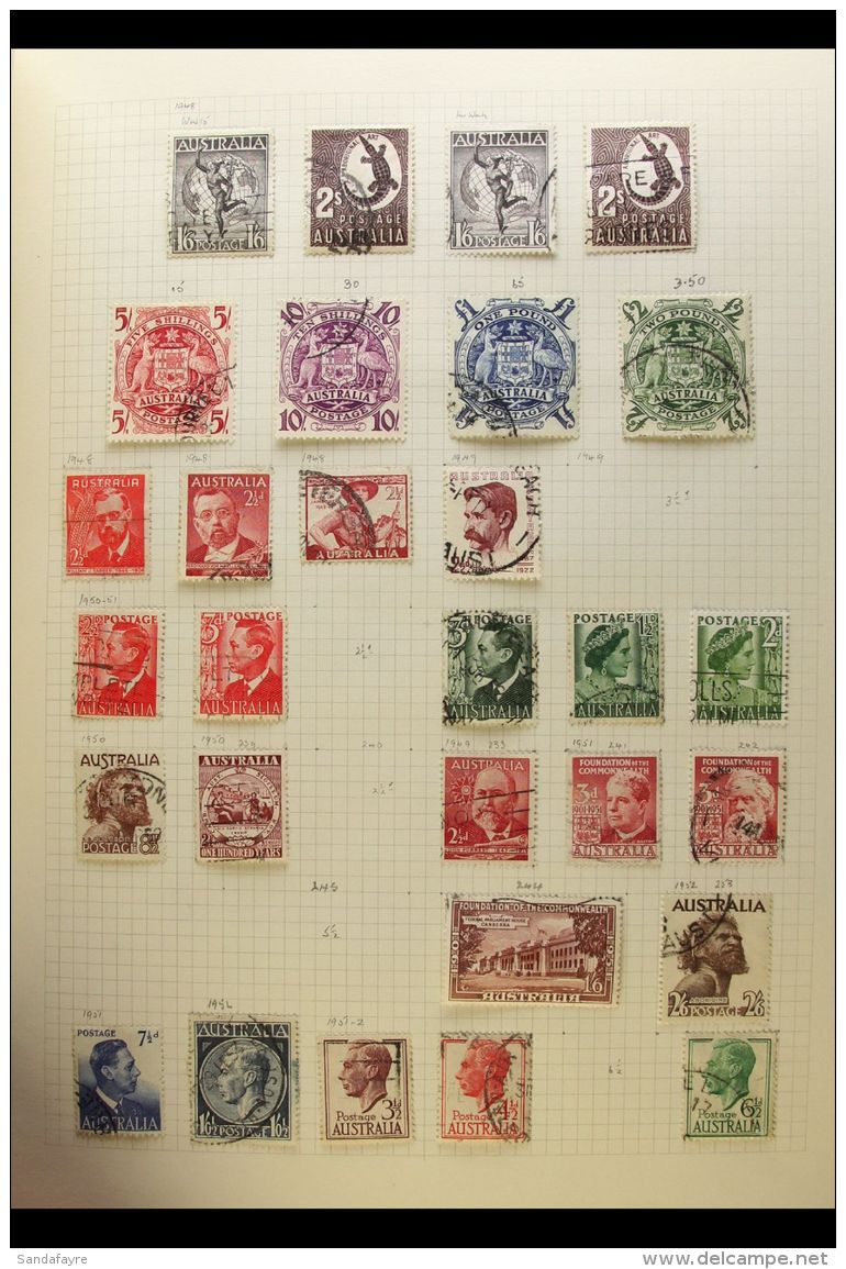COMMONWEALTH COLLECTION 1841-1970s. An Original, Unpicked, Mint &amp; Used Collection In An Old Spring Back Album.... - Andere & Zonder Classificatie