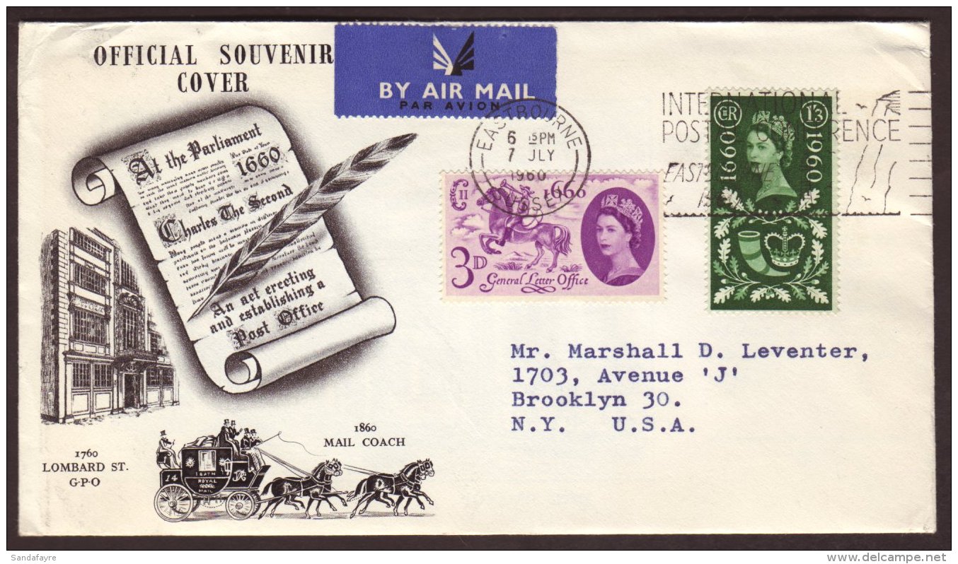 1960 G.L.O. Set On Neat Illustrated Envelope With Types Address, Tied By International Postal  Conference,... - FDC