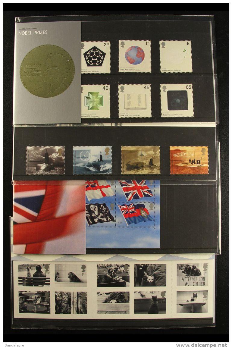 2001 COMMEMORATIVE PRESENTATION PACKS A Delightful Complete Run For The Year. (12 Packs) For More Images, Please... - Other & Unclassified