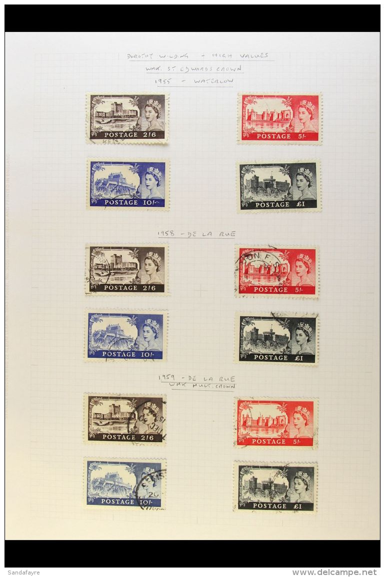 1952-1989 FINE/VERY FINE USED DEFINITIVES / REGIONALS / DUES Powerful Collection On Album Pages, With A Very High... - Andere & Zonder Classificatie