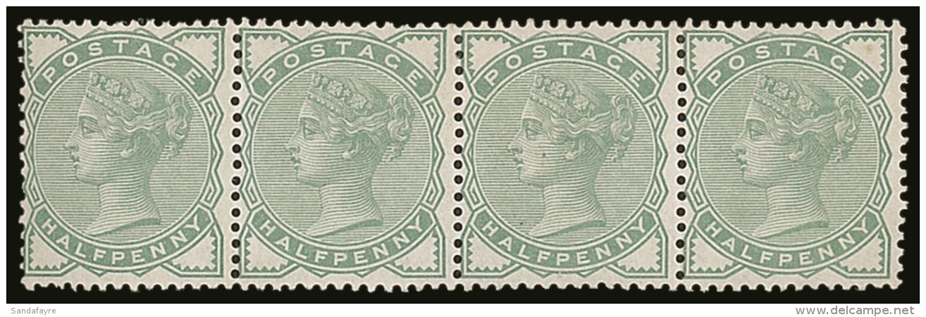 1880-1 &frac12;d Pale Green, SG.164, Strip Of 4 With 2x NHM And 2x VFM. For More Images, Please Visit... - Sonstige & Ohne Zuordnung