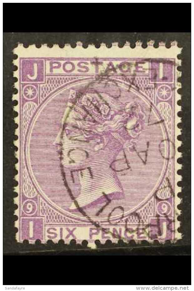 1867-80 6d Mauve (without Hyphen), Plate 9, SG 109, Fine Cds Used For More Images, Please Visit... - Sonstige & Ohne Zuordnung