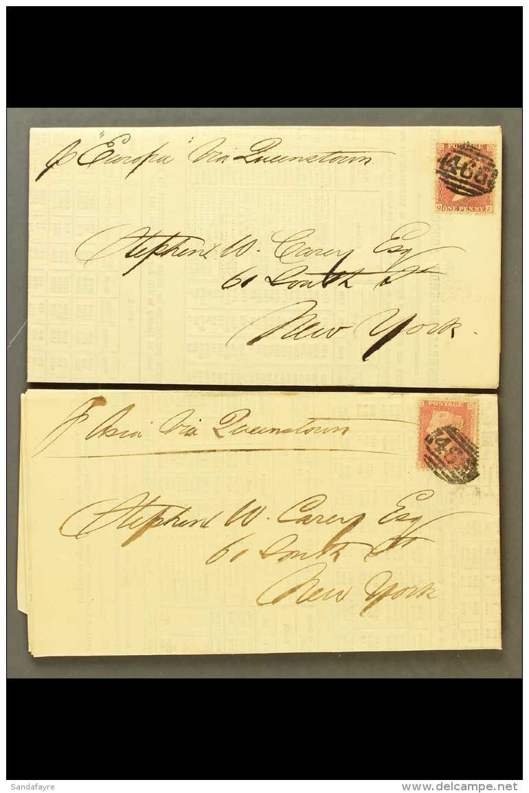1862 (8 And 22 Aug) Two Matching "Prices Current" Printed Lists Folded And Sent Unsealed From Liverpool To New... - Andere & Zonder Classificatie