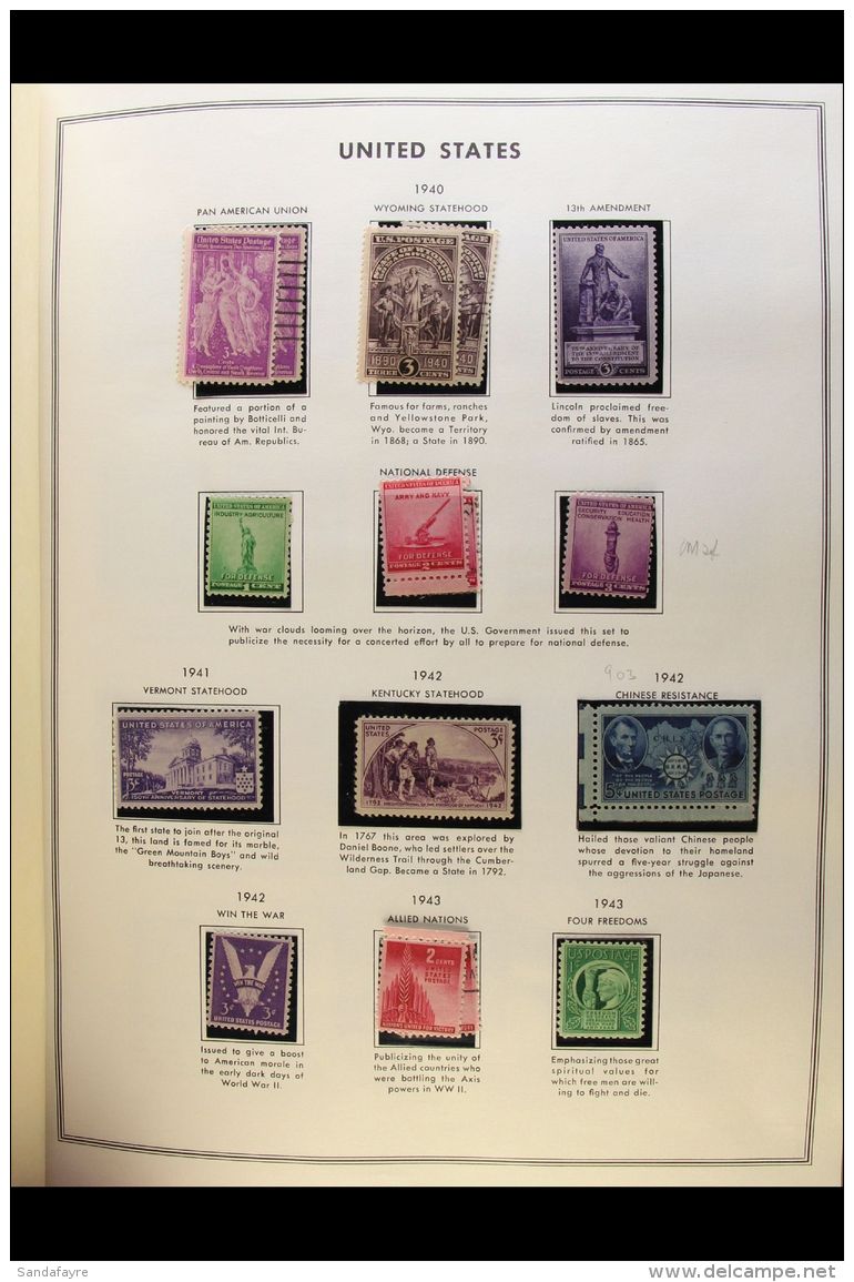 1940-1992 COMPREHENSIVE COLLECTION A Powerful, Chiefly Mint, Used Or Nhm Collection, Mostly Mint To 1940 &amp;... - Sonstige & Ohne Zuordnung