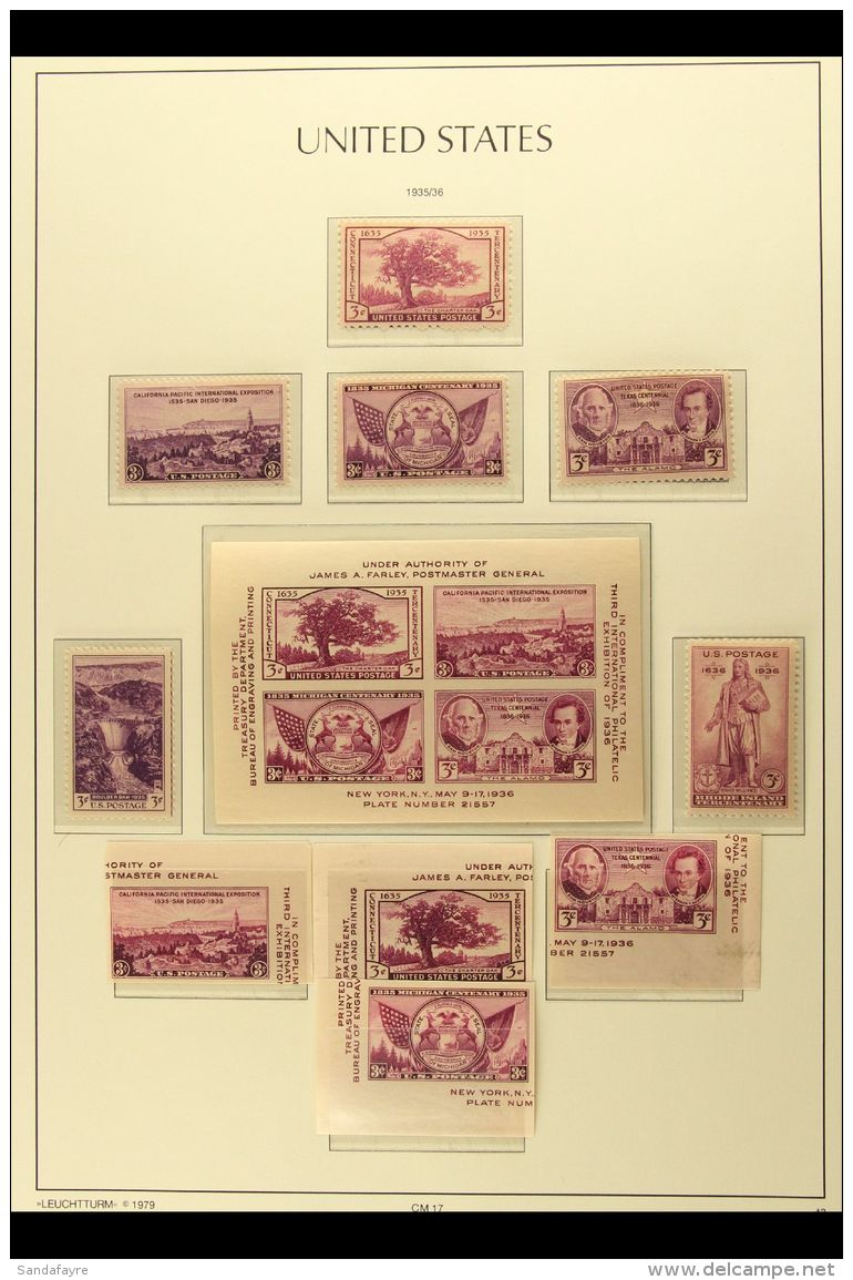 1935-64 MINT/NHM COLLECTION. A Highly Complete All Different Collection Of Commemorative Postal Sets &amp;... - Andere & Zonder Classificatie