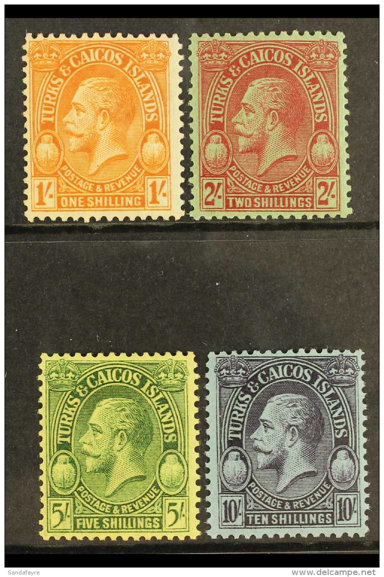1928 1s To 10s SG 183/86, Fine Mint. (4) For More Images, Please Visit... - Turks And Caicos