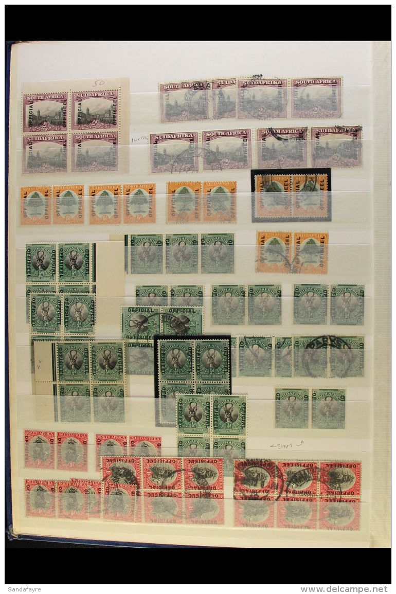OFFICIALS ACCUMULATION 1926-54 MINT &amp; USED, Great Looking Lot, Full Of Stamps With A Number Of Blocks,... - Zonder Classificatie