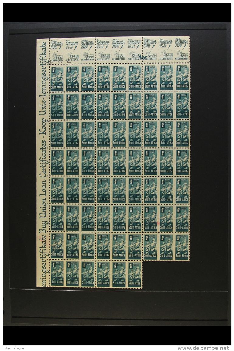 1942-4 BANTAM WAR EFFORT ISSUES IN MULTIPLES - All Values Represented With Different Issues Seen, Note Large Block... - Non Classés