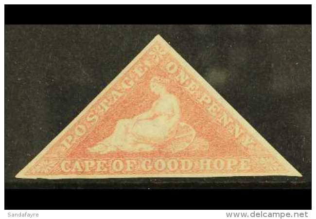 CAPE OF GOOD HOPE 1853-63 1d Rose, SG 5a,. Unused (regummed) With Three Clear Margins. Attractive Stamp For More... - Ohne Zuordnung