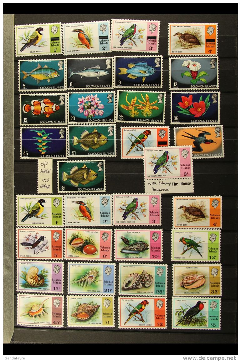 1966-83 NEVER HINGED MINT COLLECTION An All Different Collection Which Includes 1966-67 Decimal Surcharges Sets... - Salomonseilanden (...-1978)