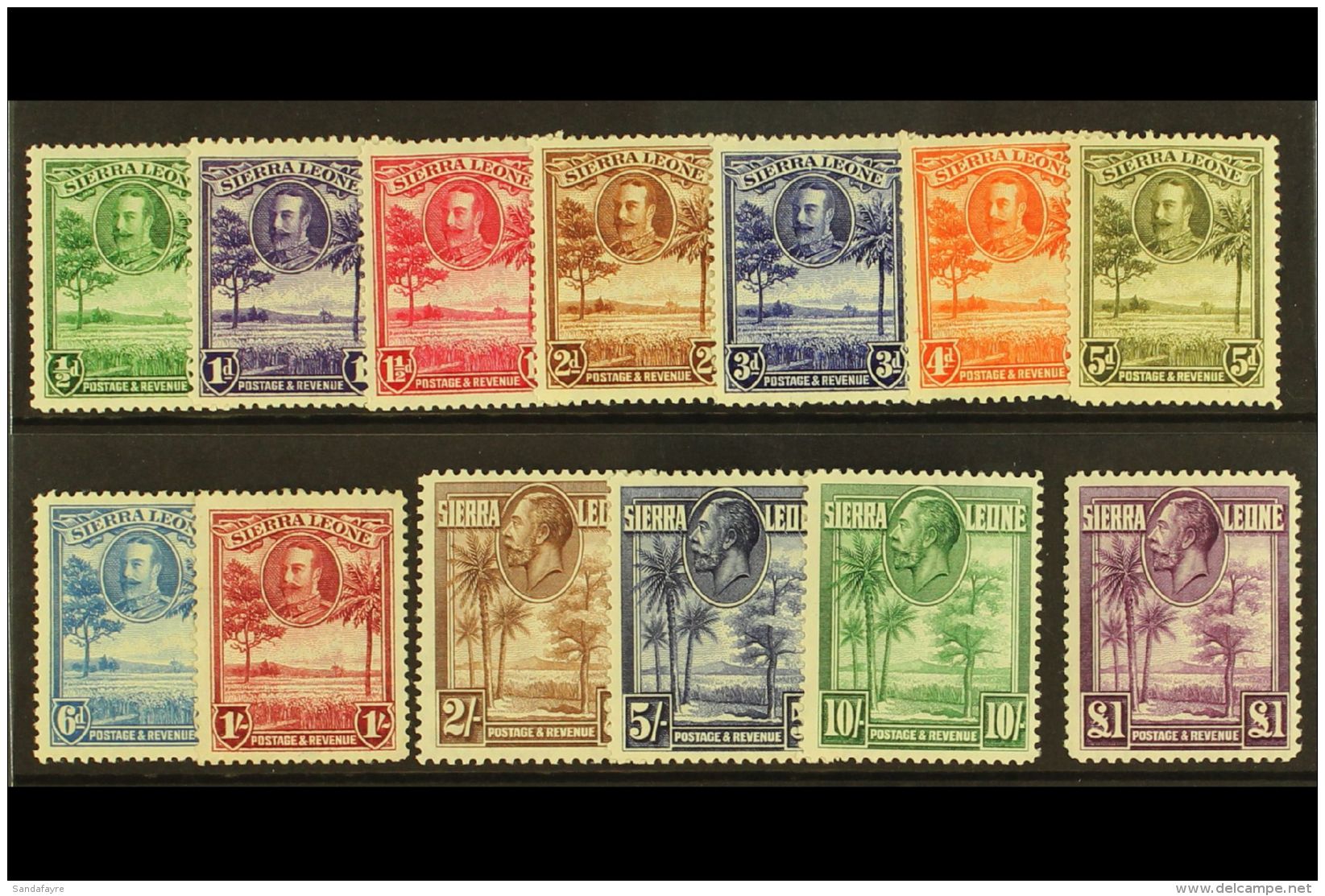 1932 KGV Pictorial Set, SG 155/67. Fine Mint (13 Stamps) For More Images, Please Visit... - Sierra Leone (...-1960)