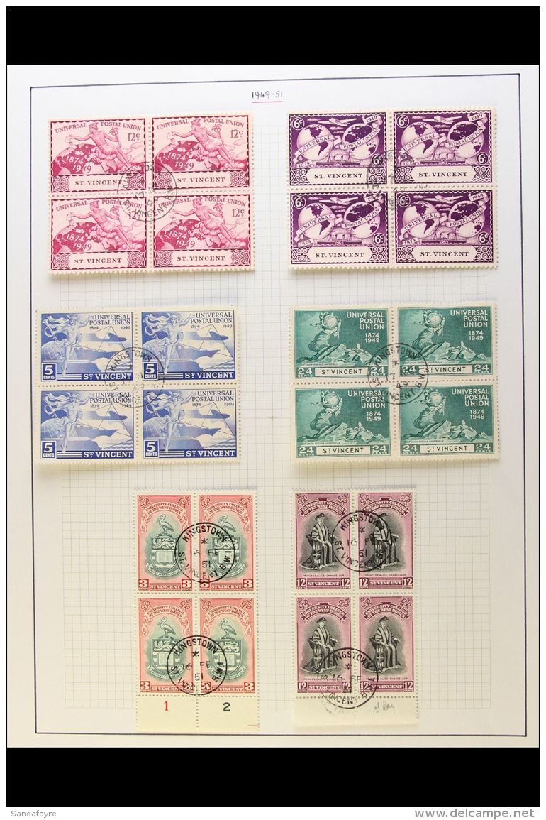 1937-79 INTERESTING USED COLLECTION An Attractive, Semi Specialized Fine Used Collection With Strong Coverage Of... - St.Vincent (...-1979)