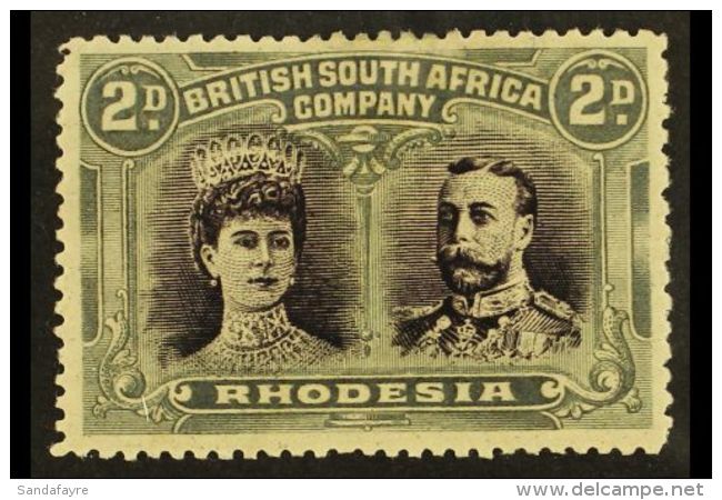 1910 2d Black-purple And Slate-grey, Double Head, SG 127, Very Fine And Fresh Mint. For More Images, Please Visit... - Andere & Zonder Classificatie