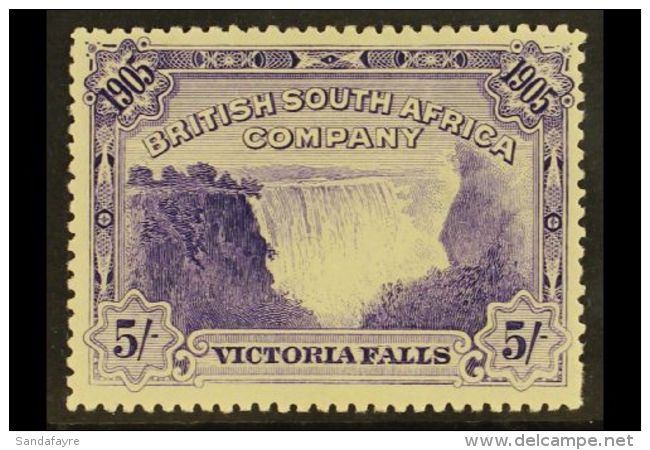 1905 5s Violet, Victoria Falls, SG 99, Very Fine And Fresh Mint. For More Images, Please Visit... - Autres & Non Classés
