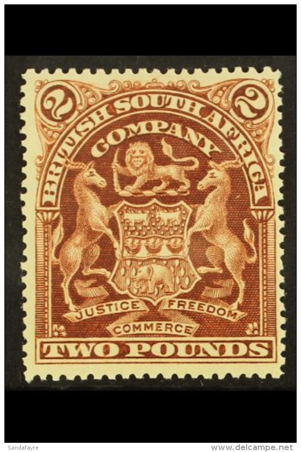 1898 &pound;2 Brown, Arms, SG 91, Very Fine And Fresh Mint. For More Images, Please Visit... - Andere & Zonder Classificatie