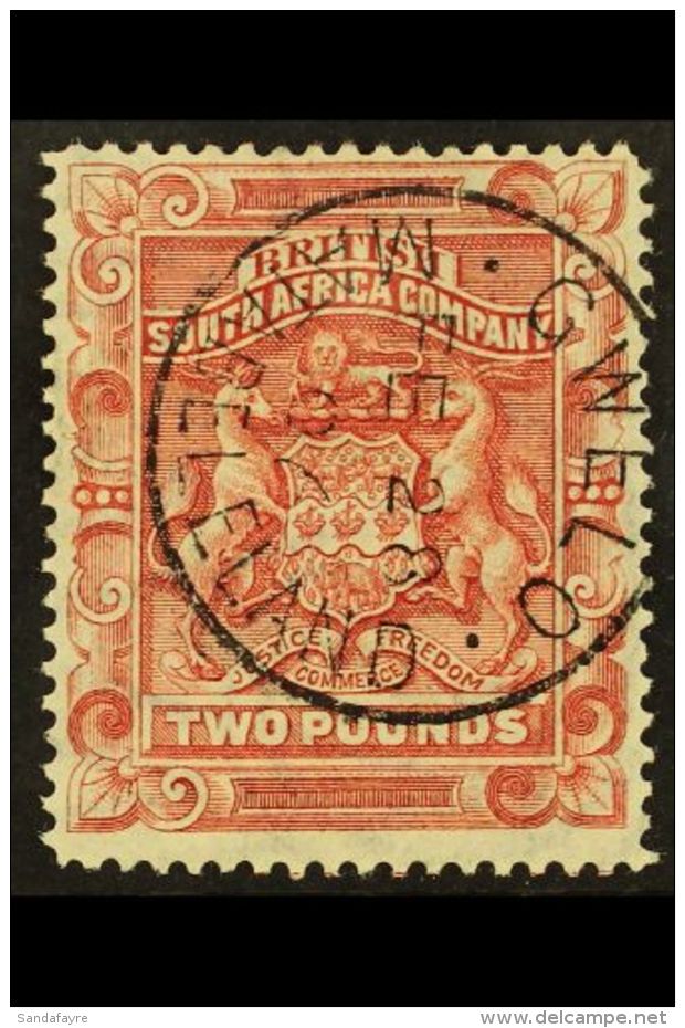 1892 &pound;2 Rose Red, Arms, SG 11, Very Fine Used. For More Images, Please Visit... - Autres & Non Classés