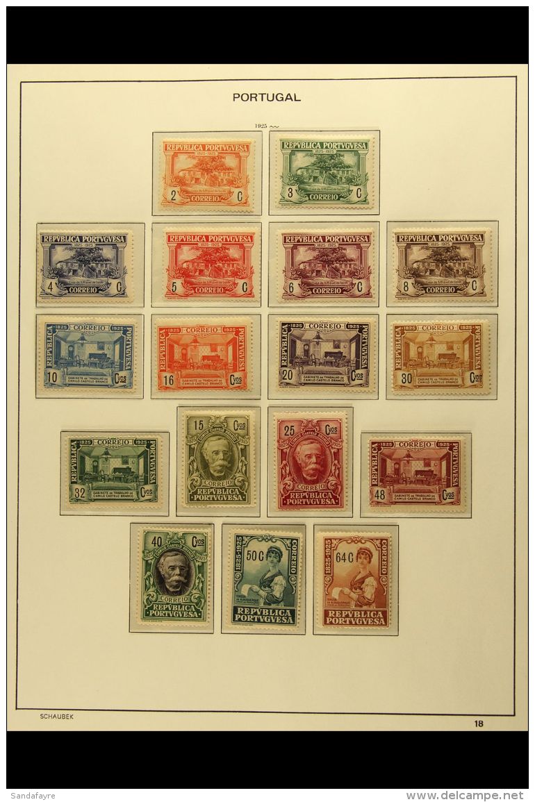 1925 BRANCO Birth Centenary Set, Mi 347/77, Af 330/360, Fine Mint (31 Stamps) For More Images, Please Visit... - Autres & Non Classés