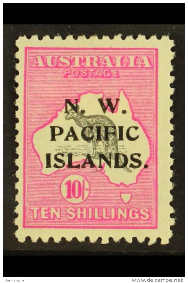 1918 - 22 10s Grey And Bright Pink, Kangaroo, SG 117, Very Fine And Fresh Mint. For More Images, Please Visit... - Papoea-Nieuw-Guinea