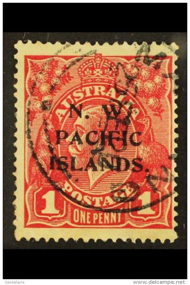 1915-16 Overprinted KGV 1d Carmine-red, DIE II, SG 67c, Fine Used. For More Images, Please Visit... - Papouasie-Nouvelle-Guinée