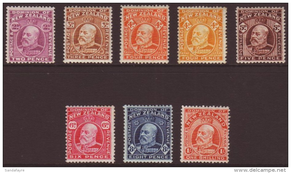 1909-16 KEVII Comb Perf 14x14&frac12; Complete Set, SG 388/94, Fine Mint, Fresh Colours. (8 Stamps) For More... - Sonstige & Ohne Zuordnung