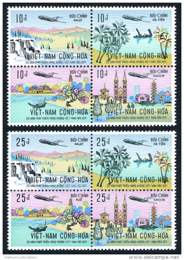 South Vietnam Viet Nam MNH Airmail Stamps 1972 - Viêt-Nam