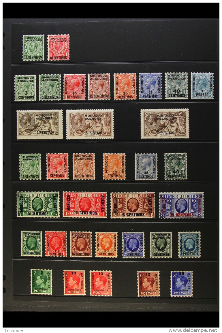 SPANISH CURRENCY 1912-37 MINT COLLECTION Presented On A Stock Page. Includes 1914-26 Set To 3 Different... - Andere & Zonder Classificatie