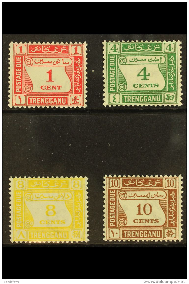 TRENGGANU POSTAGE DUES 1937 Set Complete, SG D1/4, Very Fine Mint. (4 Stamps) For More Images, Please Visit... - Andere & Zonder Classificatie