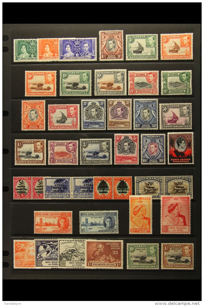 1937-52 MINT KGVI COLLECTION On A Stock Page. Includes A Complete Simplified Collection, SG 128/64, Very Fine Mint... - Vide