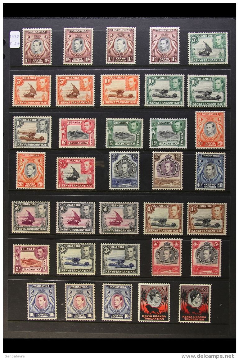 1935-63 FRESH MINT COLLECTION Presented On Stock Pages. Includes 1935 KGV Set To 10s, 1938 KGVI Set To &pound;1x2... - Vide